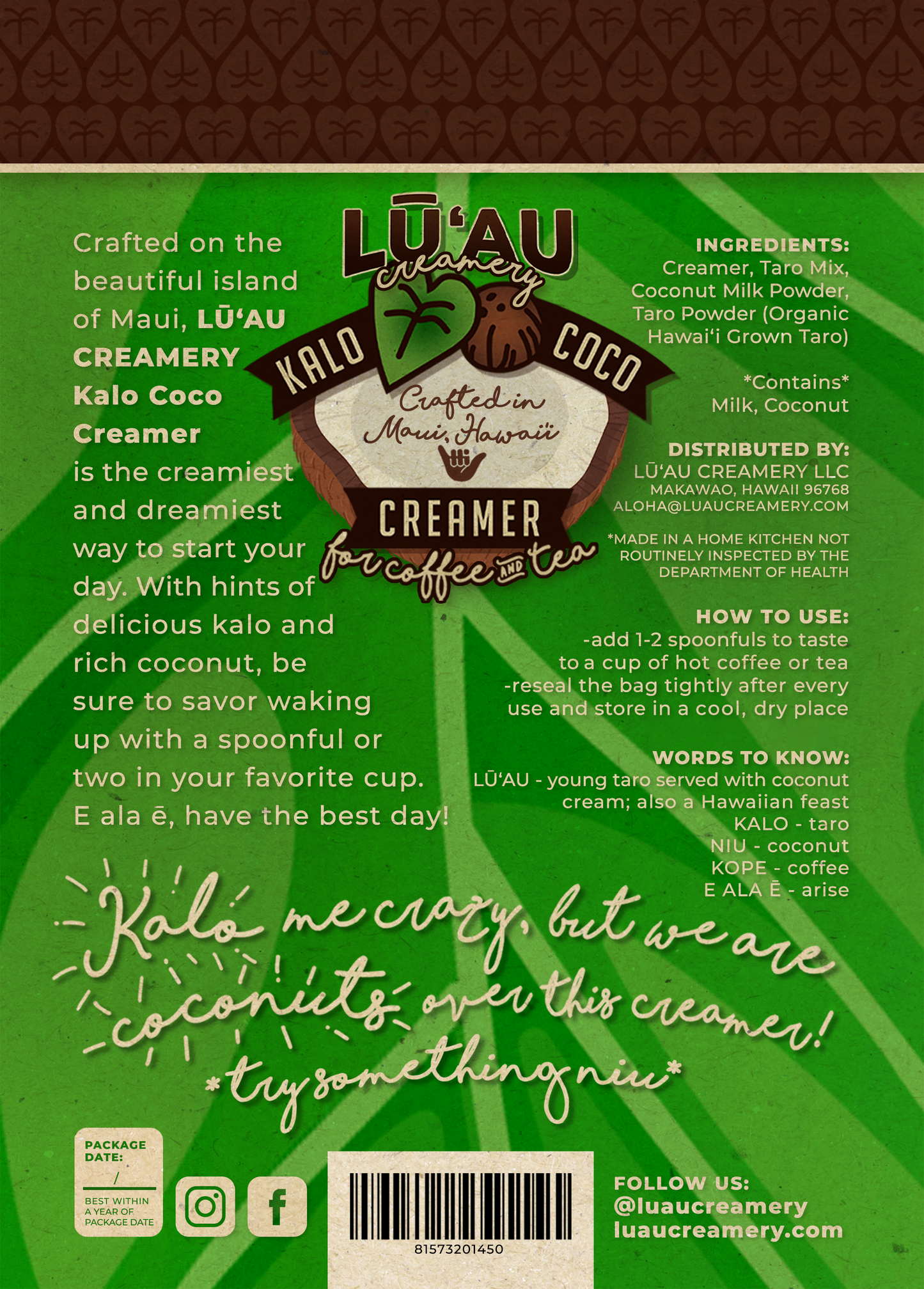 KALO COCO - Small Package (4.5 oz)